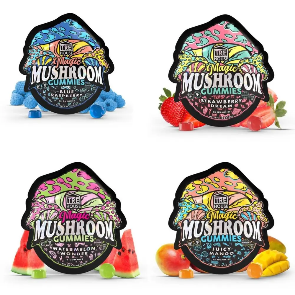 tre house magic mushroom gummies